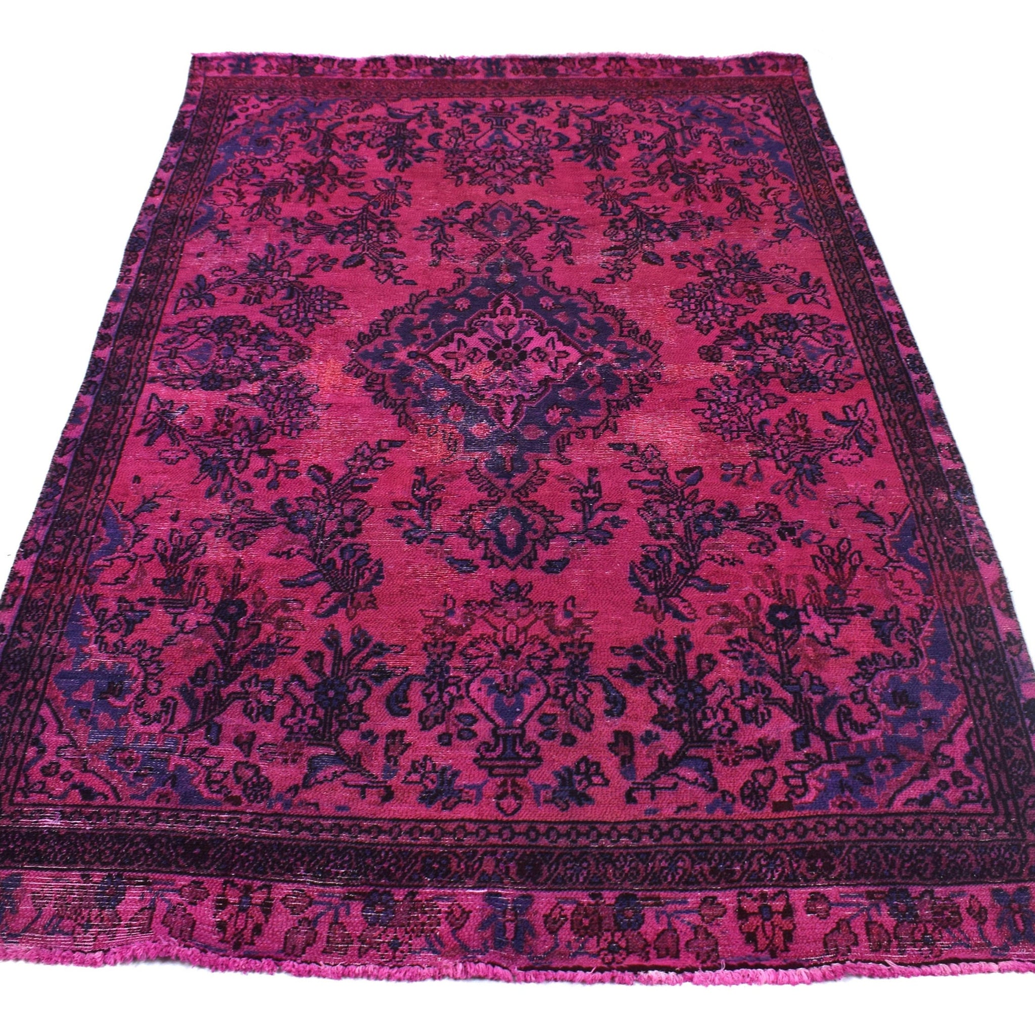 6x9 Vintage Oushak Rug | Hand-Knotted Antique Area Rug | Handwoven Turkish Wool Carpet for Bedroom, Living Room - T0D337