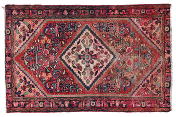 Decorative rug with intricate patterns on a white background