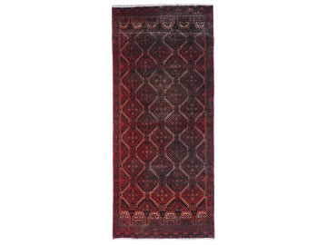 3x6 Handmade Turkish Vintage Tribal Rug | Red Diamond Gul Field | Boho Rug, Antique Anatolian Rug  | SHR500 | From 1970