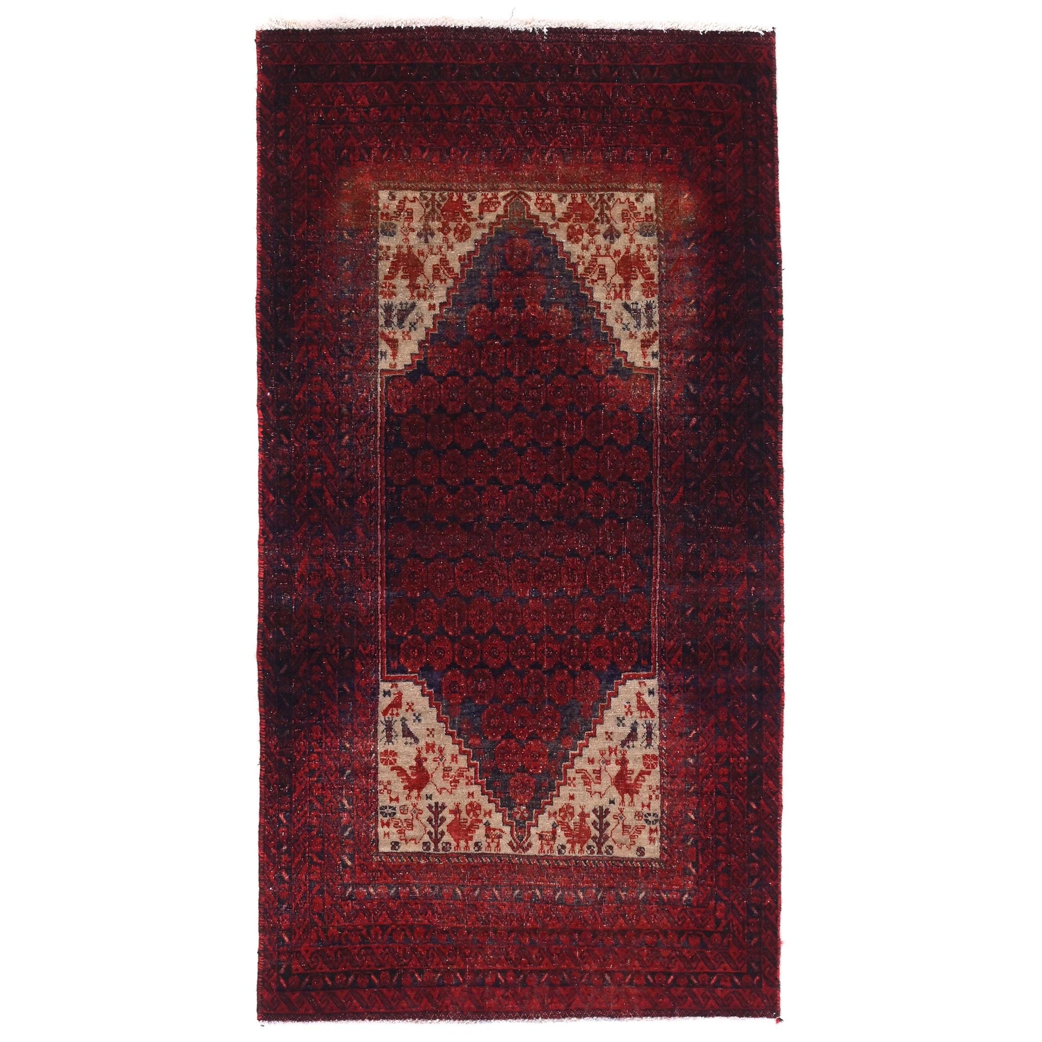 Title: 3x5 Handmade Turkish Vintage Tribal Rug | Elegant Mystique of Luxurious Nights | Boho Rug, Antique Anatolian Rug | SHR514 | From 1970