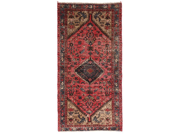 3x6 Handmade Turkish Tribal Rug | Antique Geometric Medallion | Boho Rug, Antique Anatolian Rug | SHR523 | From 1970
