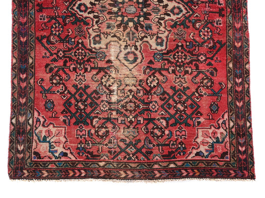 3x5 Handmade Turkish Vintage Tribal Rug | Sophisticated Ornate Garden | Boho Rug, Antique Rug | SHR544 | From 1970
