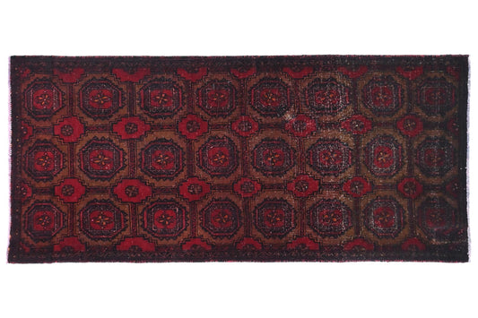 Decorative rug with intricate pattern on a white background