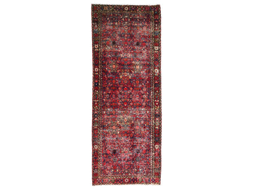 3x10 Handmade Turkish Vintage Tribal Rug | Floral Medallion Pattern on Faded Field | Boho Rug, Antique Anatolian Rug | SHR-677 | From 1980