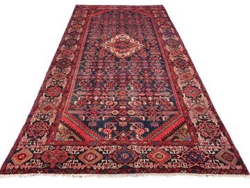 5x10 Handmade Turkish Vintage Tribal Rug | Rich Floral Center Medallion Motifs | Boho Rug, Anatolian Rug | SHR620 | From 1970