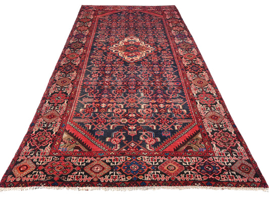 5x10 Handmade Turkish Vintage Tribal Rug | Rich Floral Center Medallion Motifs | Boho Rug, Anatolian Rug | SHR620 | From 1970