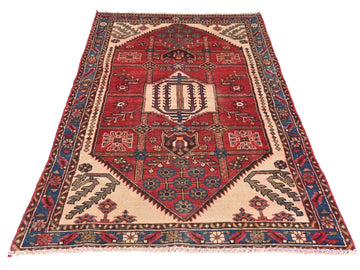 3x5 Handmade Turkish Vintage Tribal Rug | Majestic Centerpiece Medallion | Boho Rug, Antique Anatolian Rug | SHR518 | From 1970