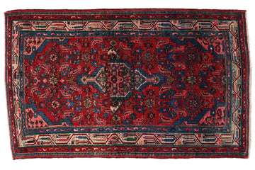 4x6. Handmade Turkish Vintage Tribal Rug | Embroidered Garden of Eden | Boho Rug, Antique Anatolian Rug  | SHR511 | From 1970
