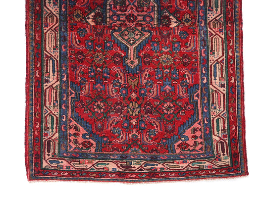 4x6. Handmade Turkish Vintage Tribal Rug | Embroidered Garden of Eden | Boho Rug, Antique Anatolian Rug  | SHR511 | From 1970