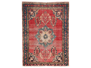 3x5 Handmade Turkish Vintage Tribal Rug | Radiant Floral Majesty | Boho Rug, Antique Anatolian Rug | SHR528 | From 1970