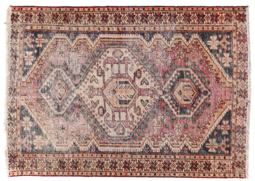 3x5 Handmade Turkish Vintage Tribal Rug | Emblem Of Timeless Medallions | Boho Rug, Antique Rug for bedroom & living | SHR550 | From 1970