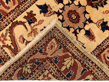 Beige Chobi Hand Knotted Premium Afghan Wool Rug