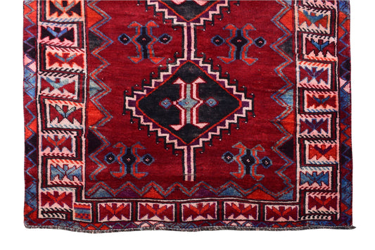 4x8 Antique Handmade Turkish Rug | Hand knotted Rug | Vintage Anatolian Rug | Area Rug for Bedroom, Living Room Rug, and Kitchen Rug - SHR28