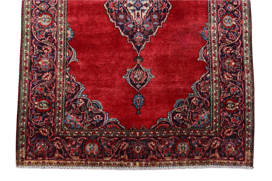 4x7 Antique Handmade Turkish Rug | Hand knotted Rug | Vintage Anatolian Rug | Area Rug for Bedroom, Living Room Rug, and Kitchen Rug - SHR41
