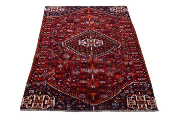 4x8 Antique Handmade Turkish Rug | Hand knotted Rug | Vintage Anatolian Rug | Area Rug for Bedroom, Living Room Rug, and Kitchen Rug - SHR07
