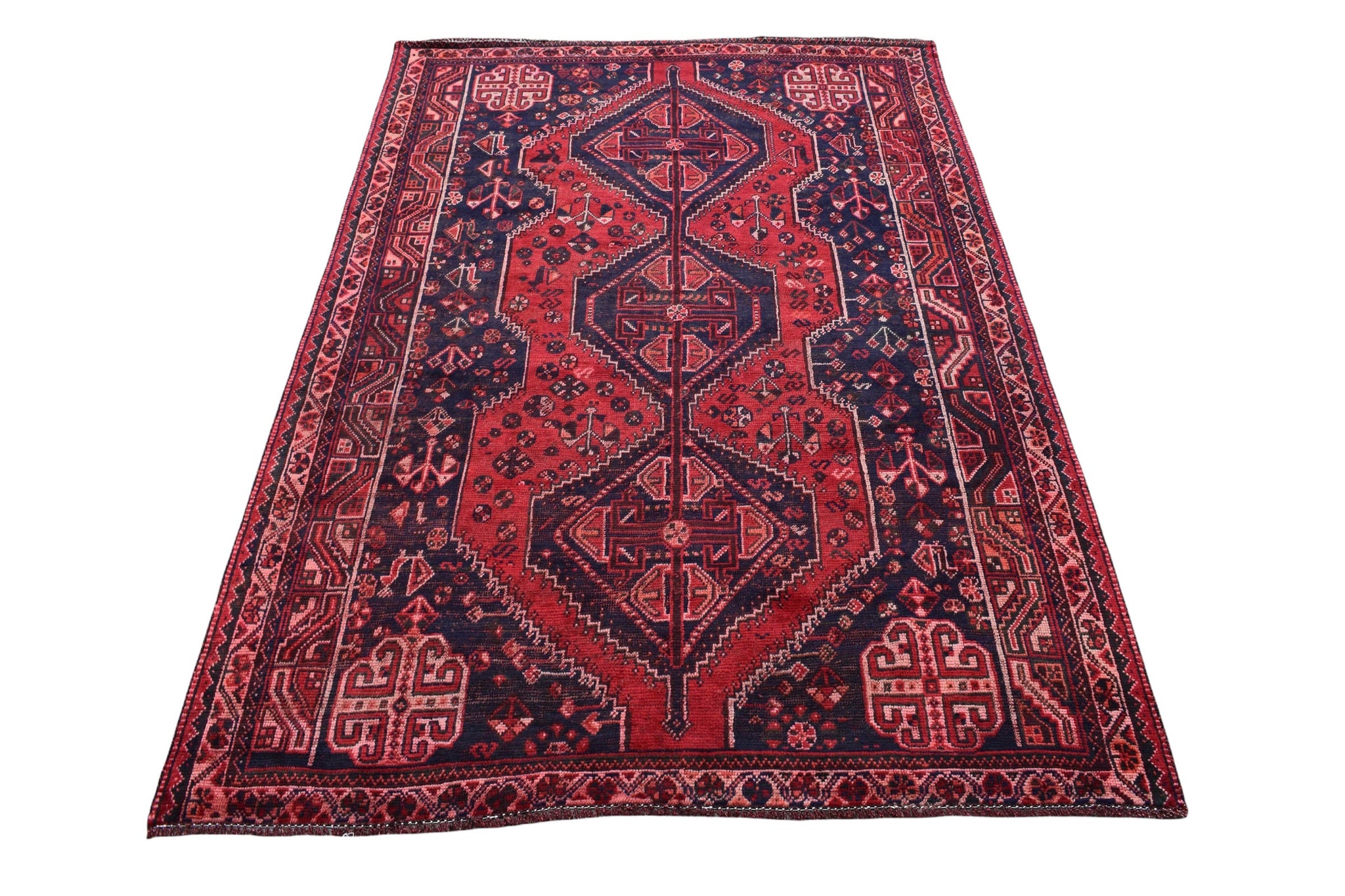 6x10 Antique Handmade Turkish Rug | Hand knotted Rug | Vintage Anatolian Rug | Area Rug for Bedroom, Living Room Rug, & Kitchen Rug - SHR36