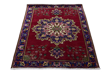3x5 Antique Handmade Turkish Rug | Hand knotted Rug | Vintage Anatolian Rug | Area Rug for Bedroom, Living Room Rug, and Kitchen Rug - SHR60
