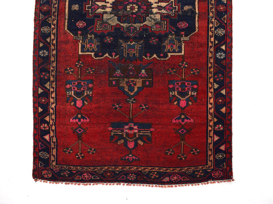 4x7 Antique Handmade Turkish Rug | Hand knotted Rug | Vintage Anatolian Rug | Area Rug for Bedroom, Living Room Rug, and Kitchen Rug-SHR178