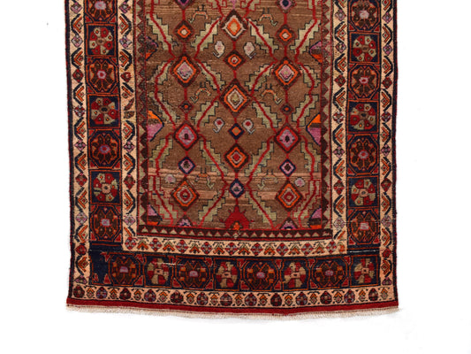 4x8 Antique Handmade Turkish Rug | Hand knotted Rug | Vintage Anatolian Rug | Area Rug for Bedroom, Living Room Rug, and Kitchen Rug-SHR181