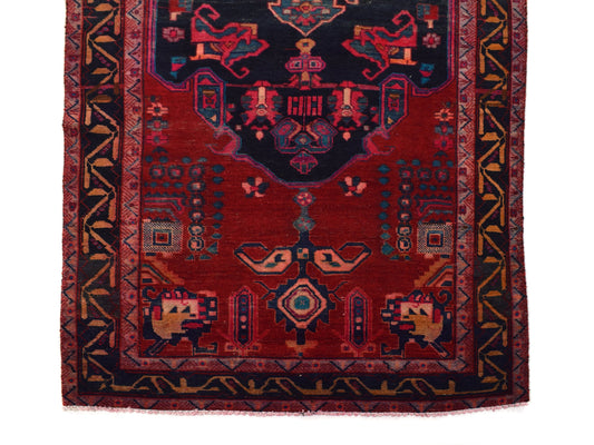 5x9 Antique Handmade Turkish Rug | Hand knotted Rug | Vintage Anatolian Rug | Area Rug for Bedroom, Living Room Rug, and Kitchen Rug-SHR278