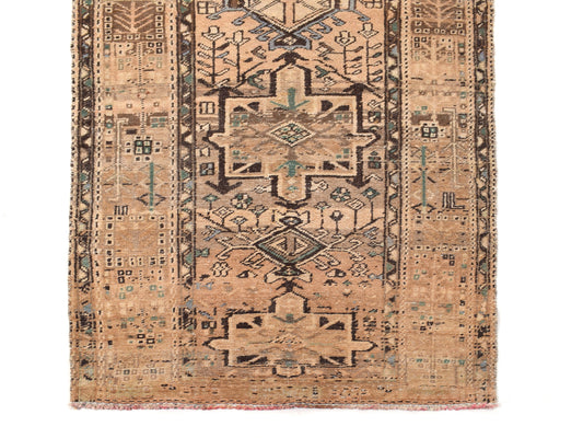 3x10 Antique Handmade Turkish Rug | Hand knotted Rug | Vintage Anatolian Rug | Runner Rug for Bedroom, Living Room, and Kitchen Rug - SHR293