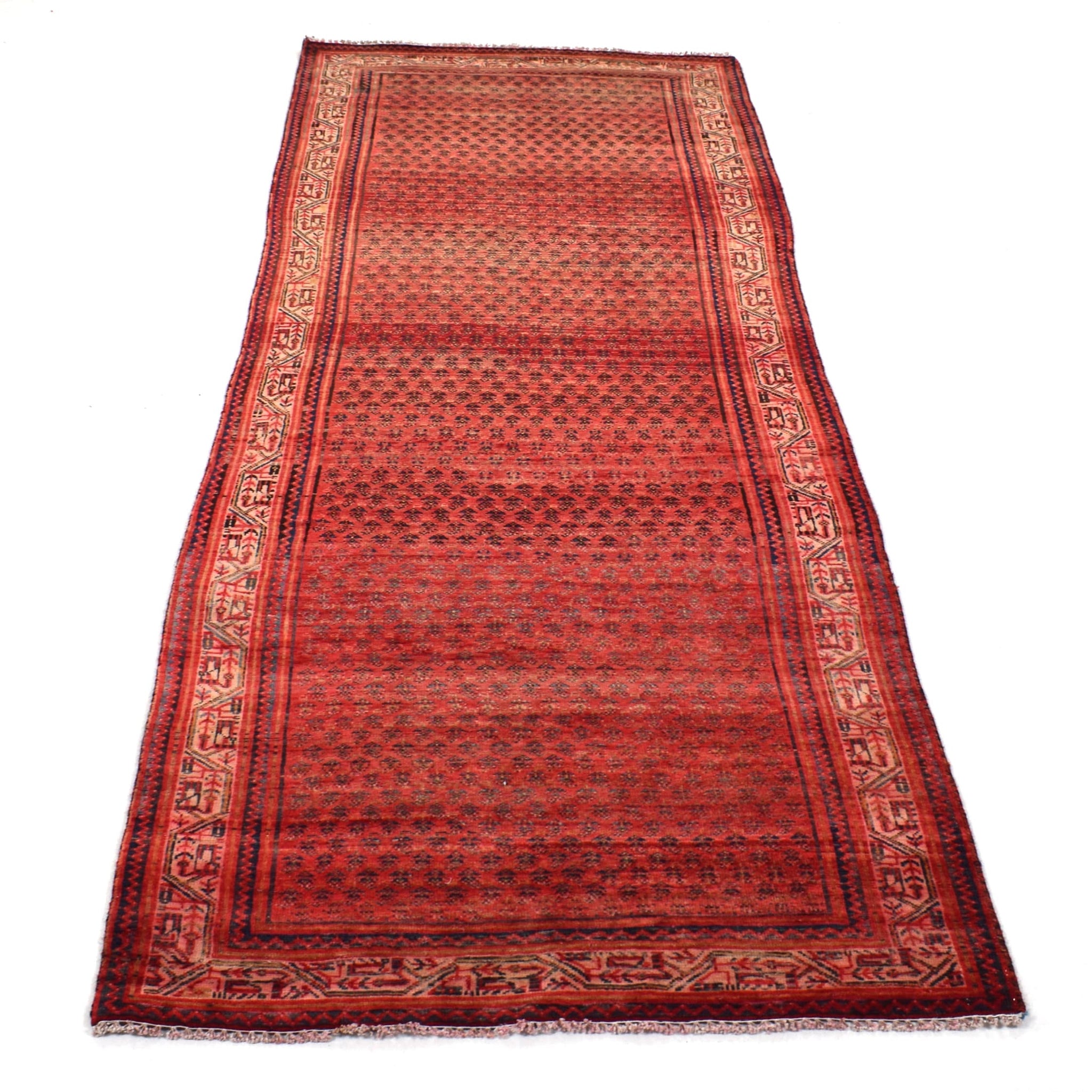3x10 Antique Handmade Turkish Rug | Hand knotted Rug | Vintage Anatolian Rug | Runner Rug for Bedroom, Living Room, and Kitchen Rug - SHR318