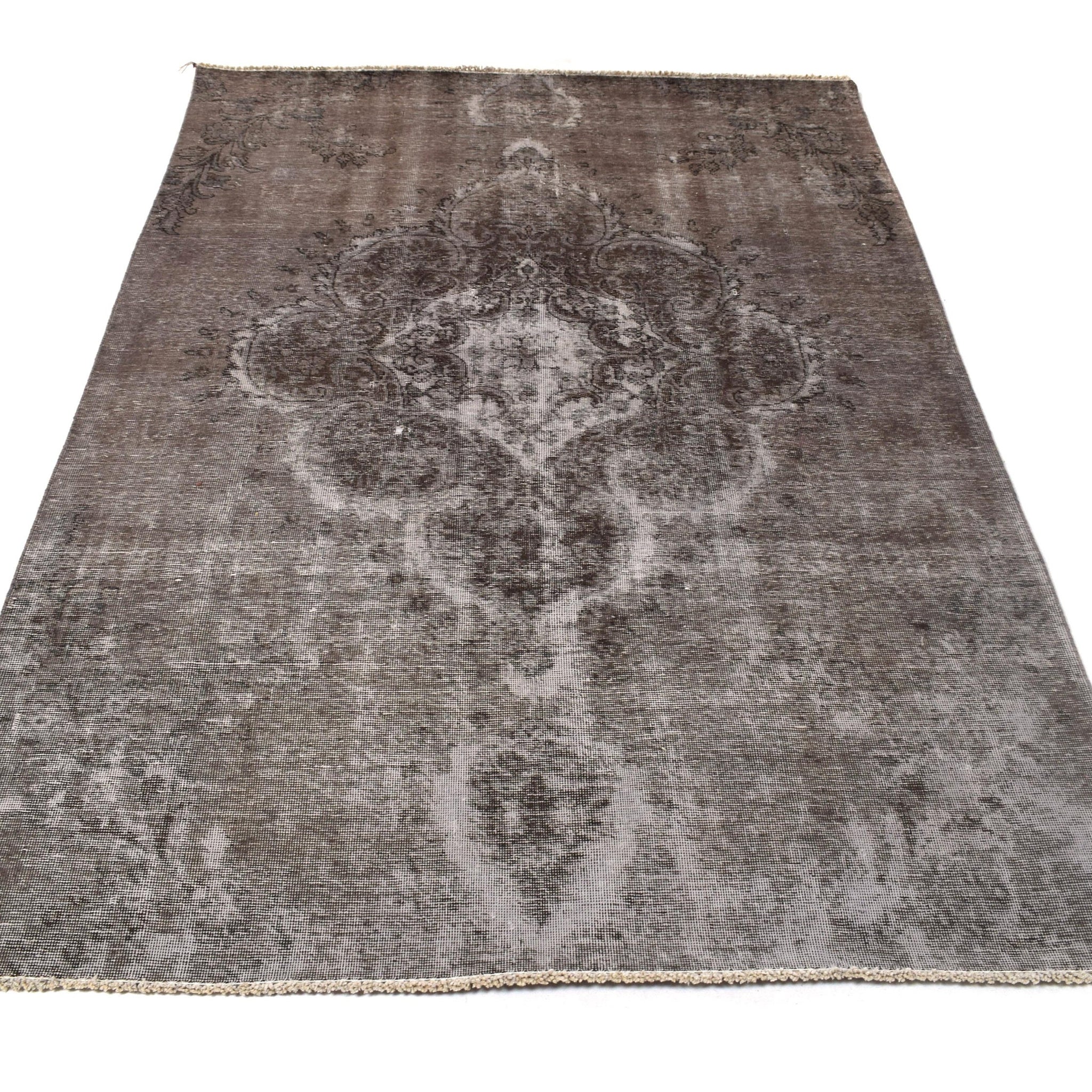 6x9 Vintage Oushak Area Rug for Living Room, Bedroom | Extra Soft Hand-Knotted Wool Rug | Finest Handmade Antique Turkish Rug - TOD340