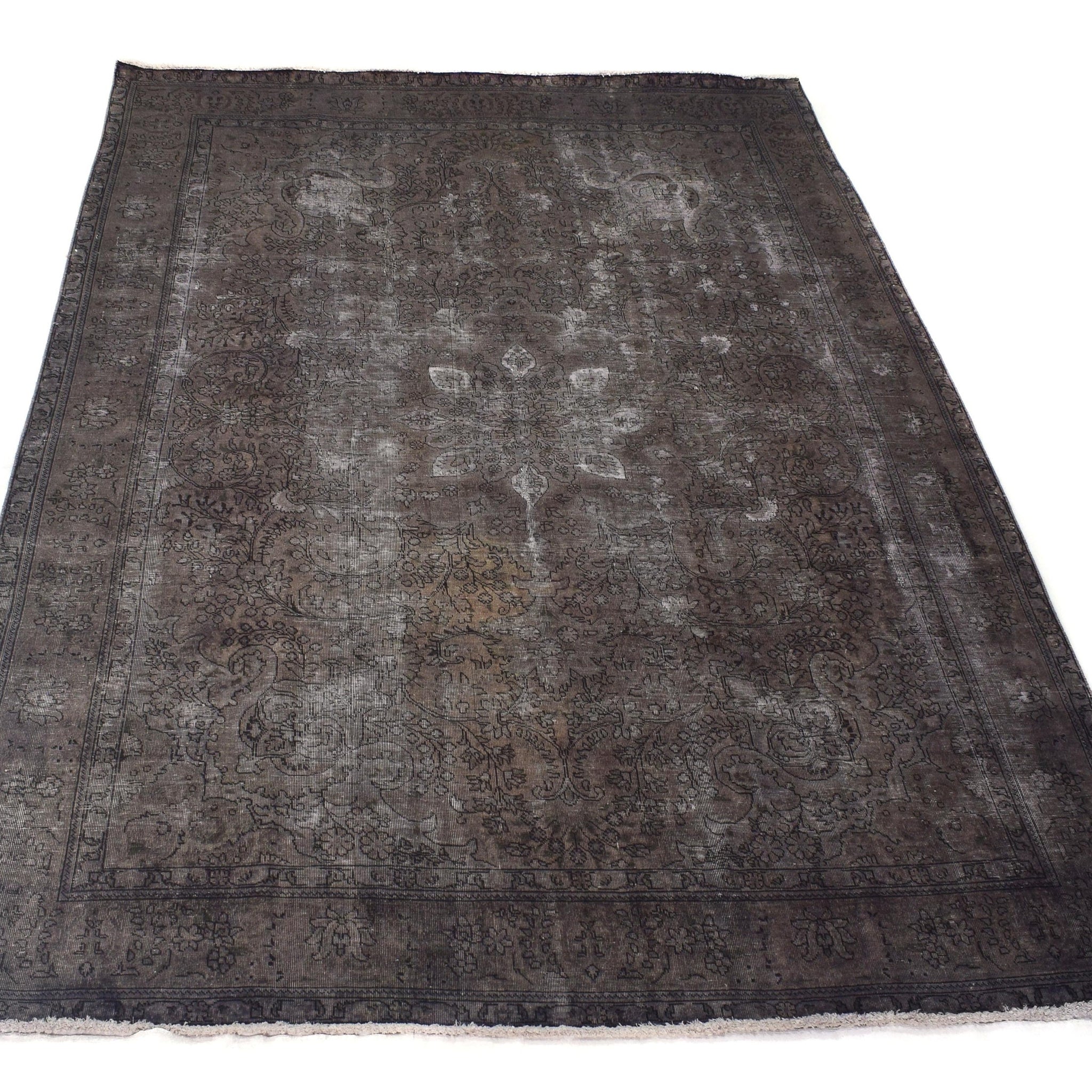 8x11 Vintage Oushak Area Rug for Living Room, Bedroom | Extra Soft Hand-Knotted Wool Rug | Finest Handmade Antique Turkish Rug - TOD342