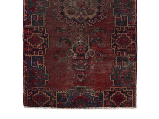 4x7 Antique Handmade Turkish Rug | Hand knotted Rug | Vintage Anatolian Rug | Area Rug for Bedroom, Living Room Rug, and Kitchen Rug-SHR196