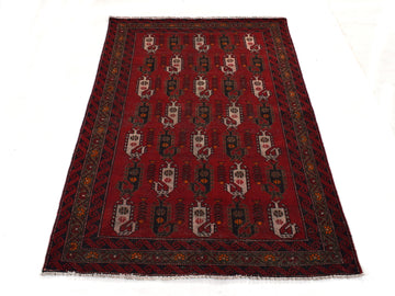 4x7 Antique Handmade Turkish Rug | Hand knotted Rug | Vintage Anatolian Rug | Area Rug for Bedroom, Living Room Rug, and Kitchen Rug-SHR230