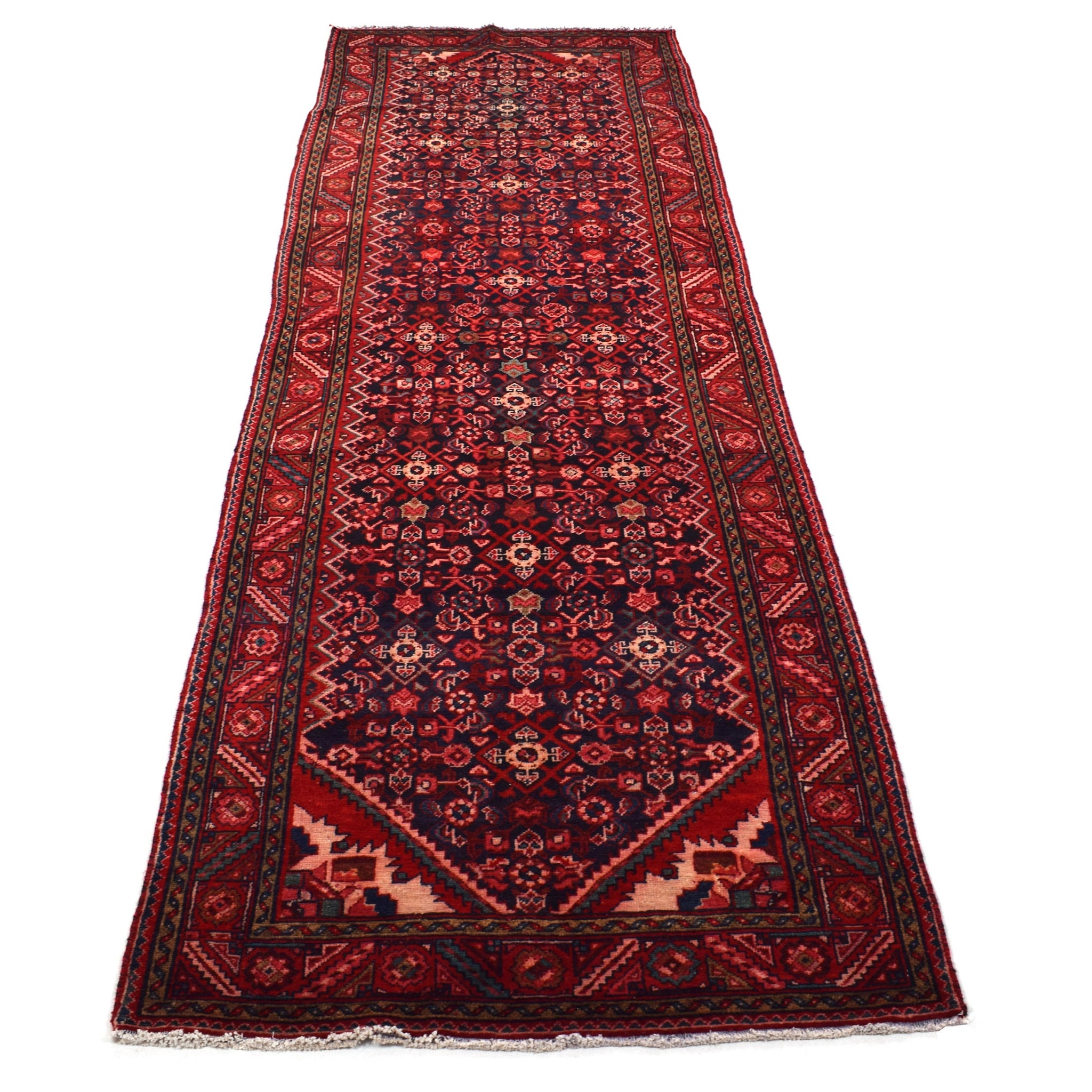 4x11 Antique Handmade Turkish Rug | Hand knotted Rug | Vintage Anatolian Rug | Area Rug for Bedroom, Living Room Rug, and Kitchen Rug-SHR312